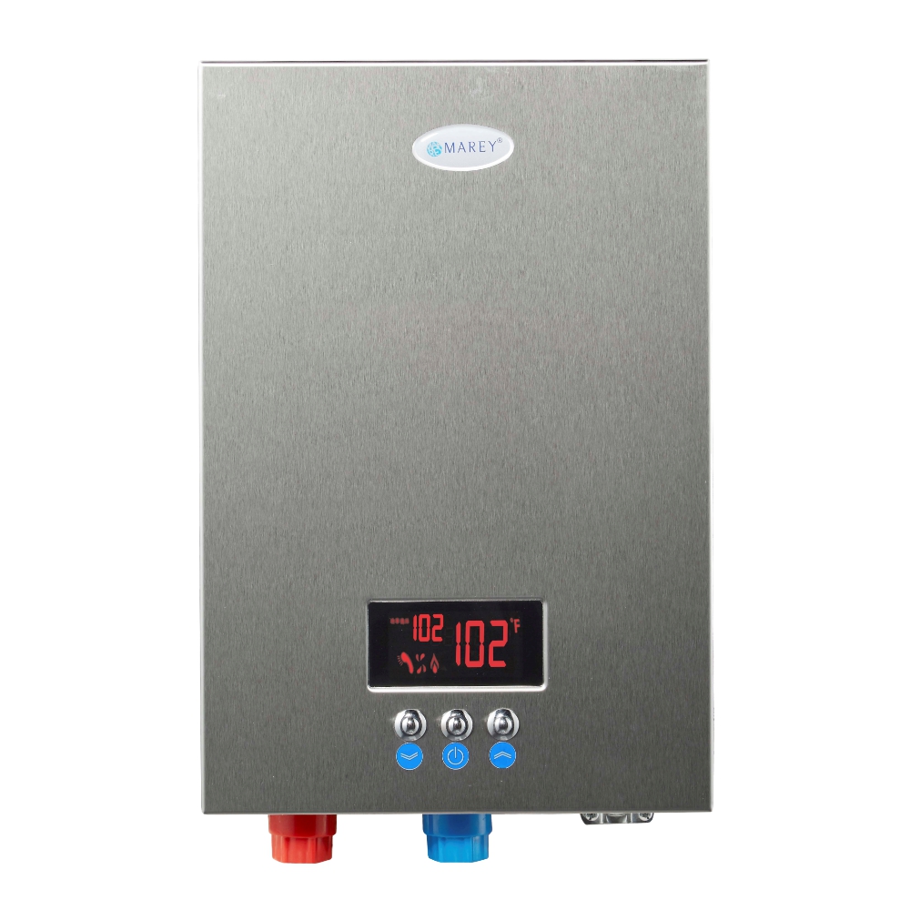 Marey ECO180 - 220Volt Self-Modulating 18 kW, 4.4 GPM Multiple Points of Use Tankless Electric Water Heater