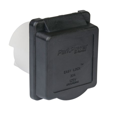 30A Power Inlet, Black