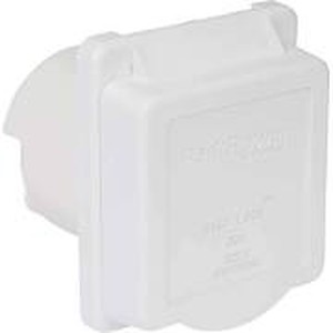 30A Power Inlet, White