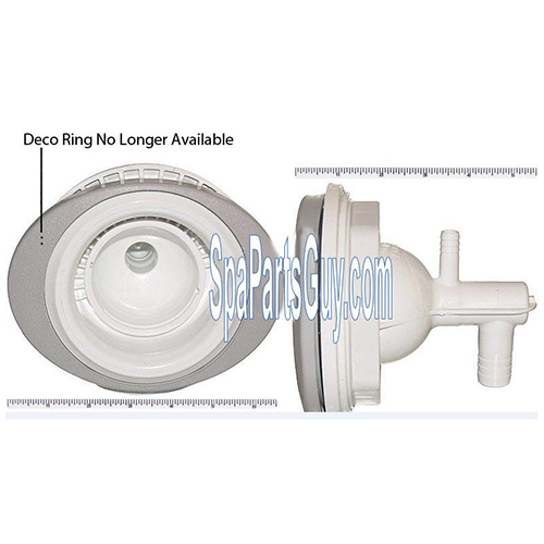 Jet Body,MARQUIS(Pentair)Cyclone,3/8"RB Air x 3/4"RB Wtr,Ell