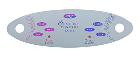 Spaside Control, Marquis (Balboa) MTSII/MTSIIC, Auxilliary, 6-Button, No Readout, No Overlay