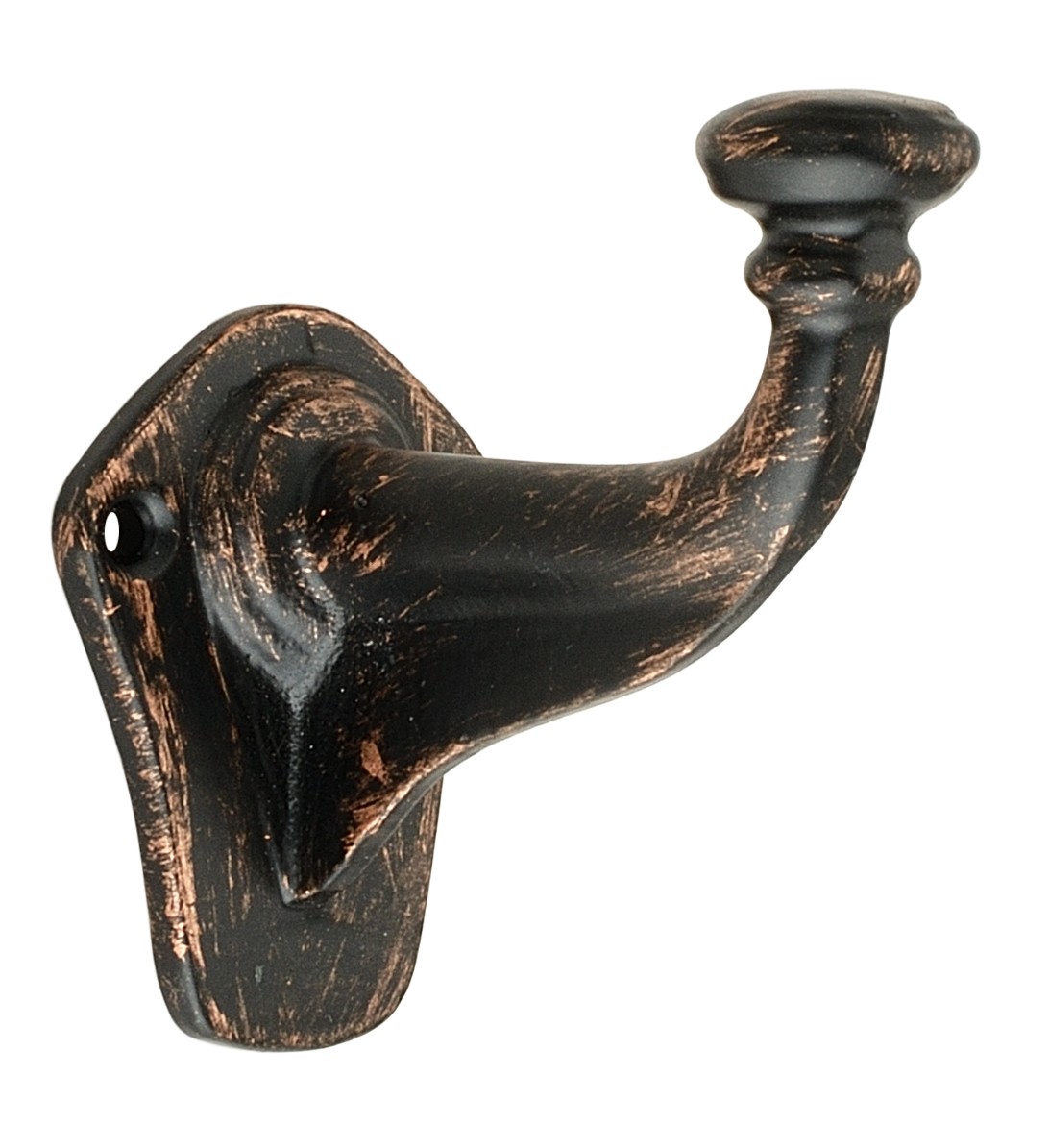 Memphis 3" Distressed Copper Single Robe Hook