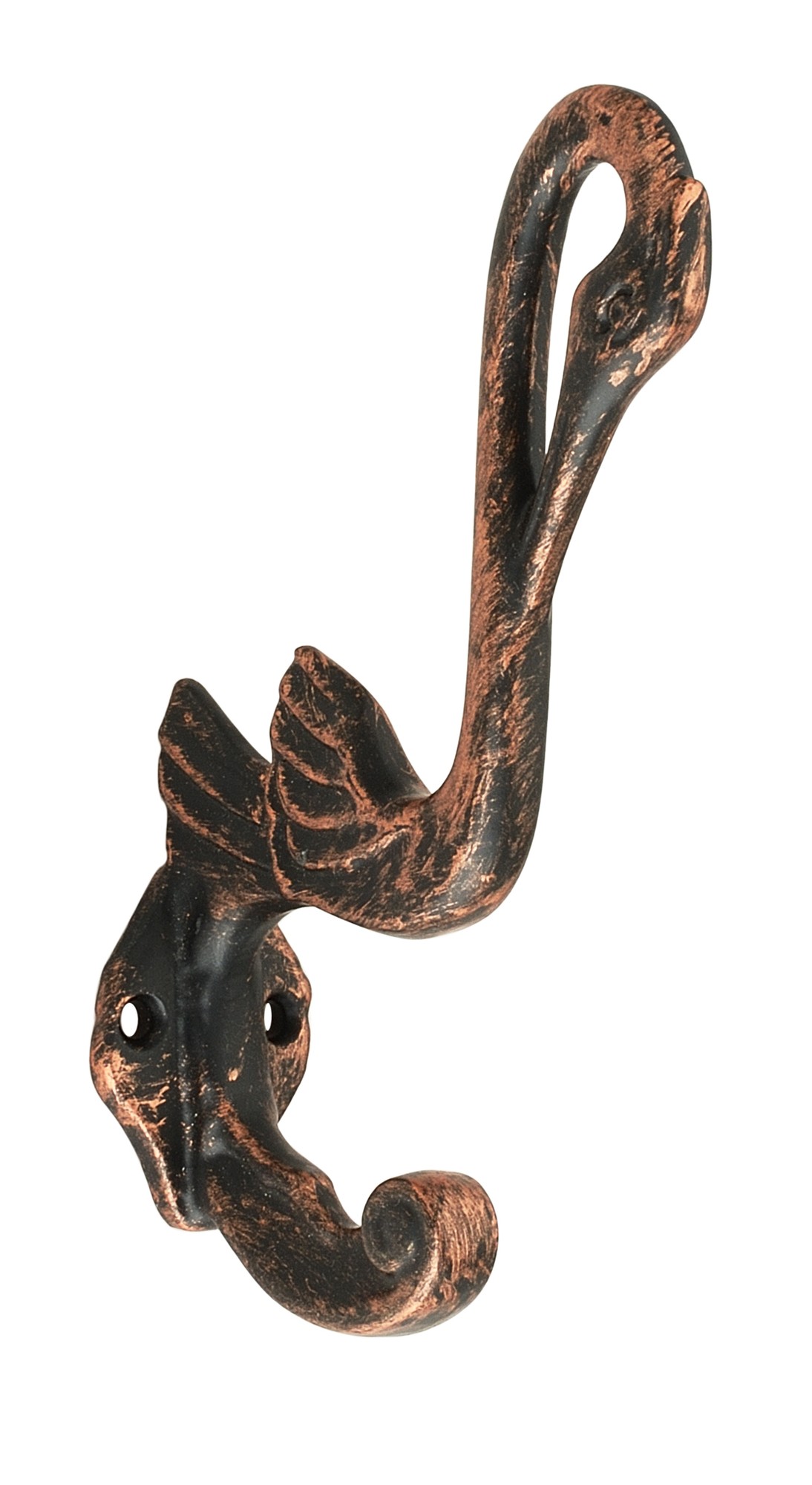 Swan 5" Copper Finish Hat & Coat Hook