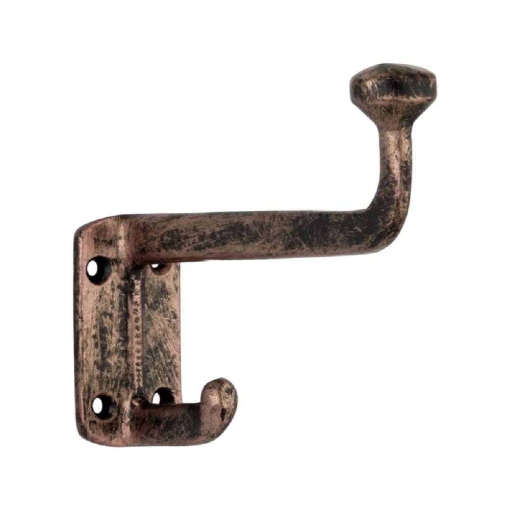 Straight 4-1/2" Copper Finish Hat & Coat Hook