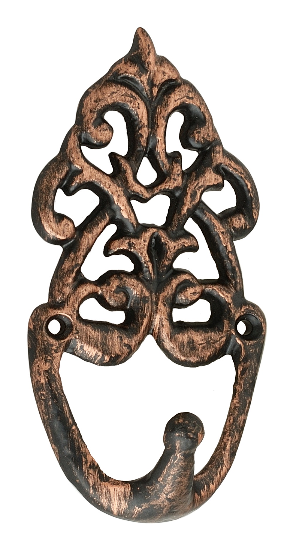 Decorative 5-2/11" Distressed Copper Coat Hook