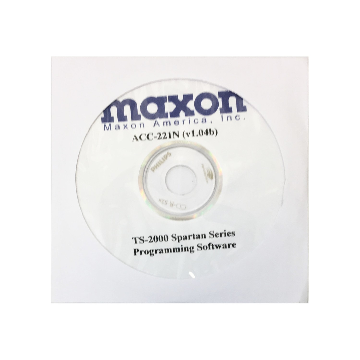 Maxon - ACC221N Programming Software For Ts2000 Spartan Series Radios