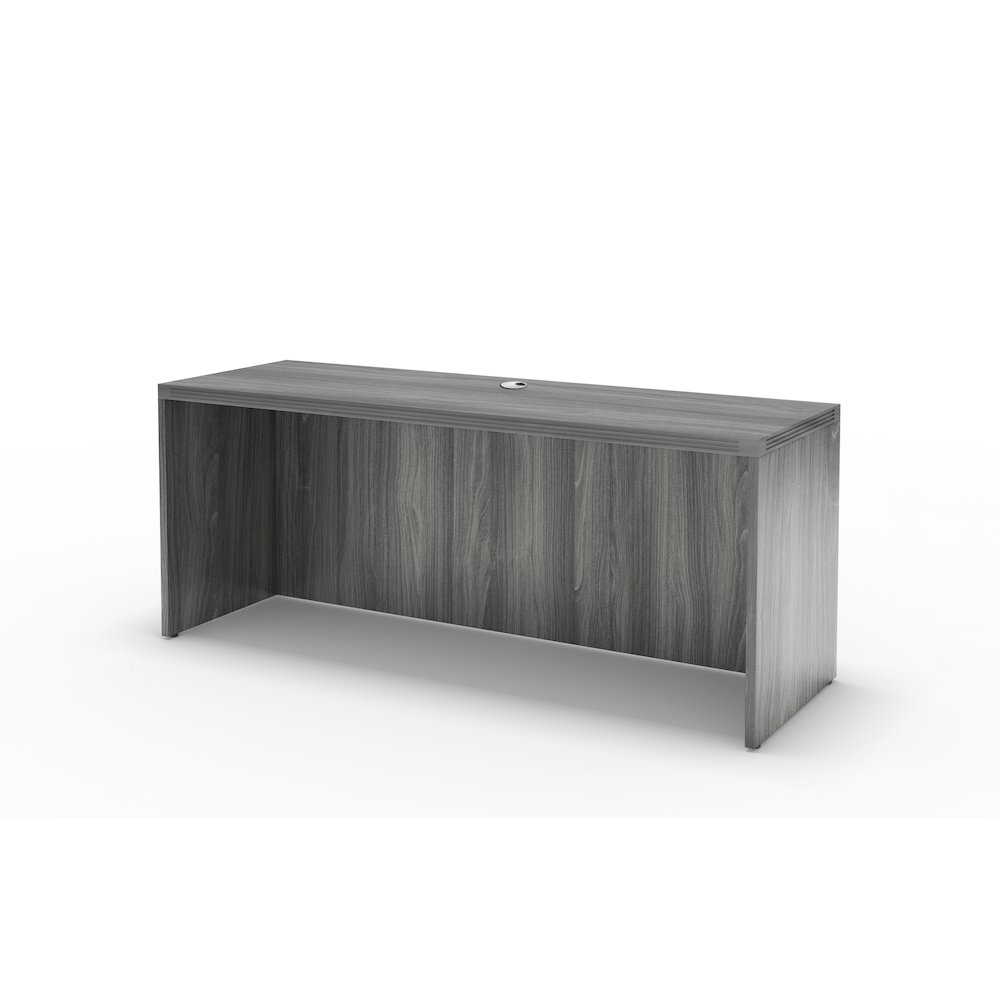 72" Credenza, Gray Steel