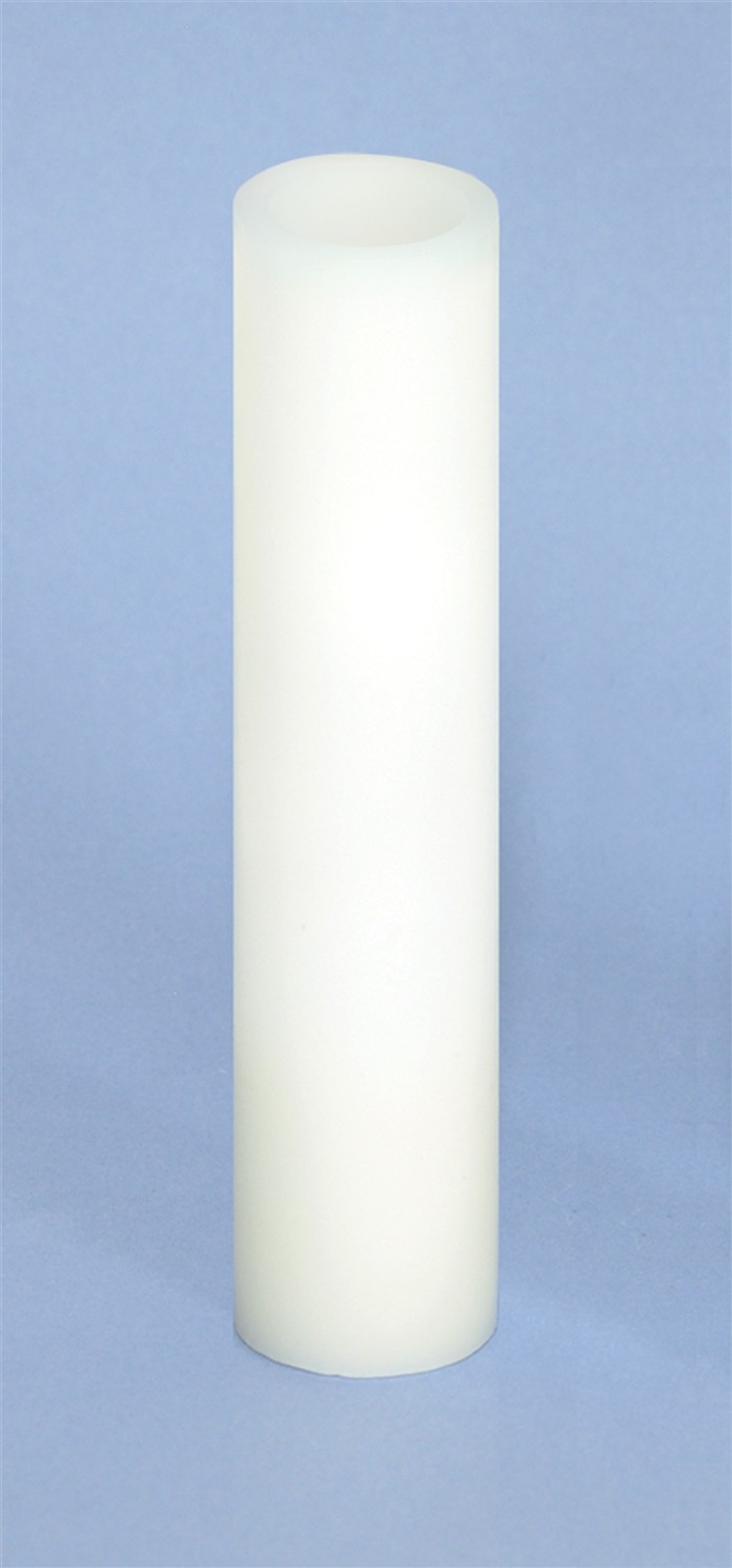 LED Wax Pillar Candle (Set of 6) 1.75"Dx8"H Wax/Plastic - 2 AA Batteries Not Incld