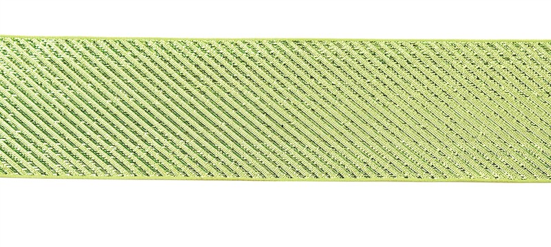 2.5" x 10 Yds. Wired Polyester/Metallic