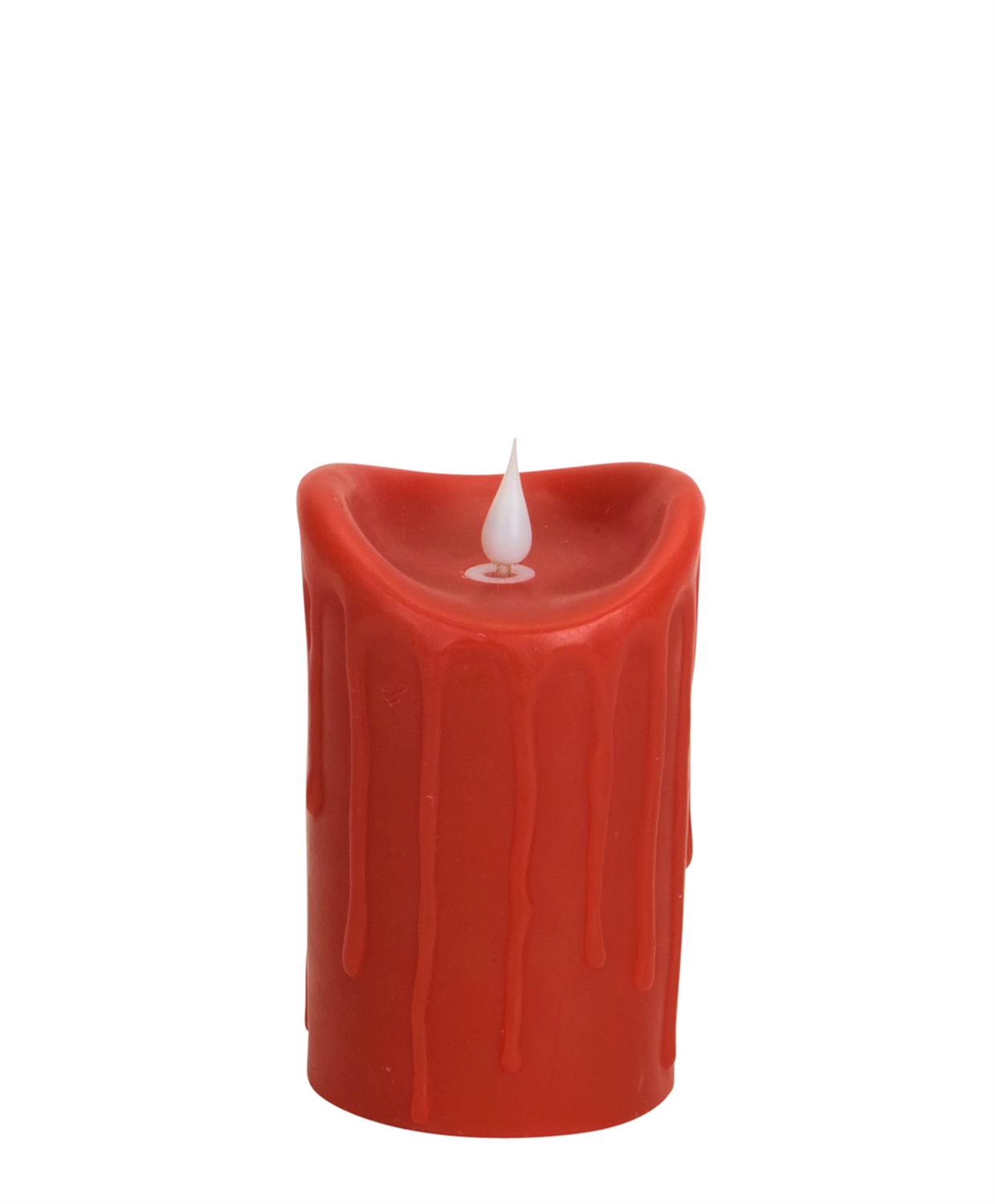 Simplux LED Dripping Candle w/ Moving Flame (Set of 2) 3"Dx5.5"H