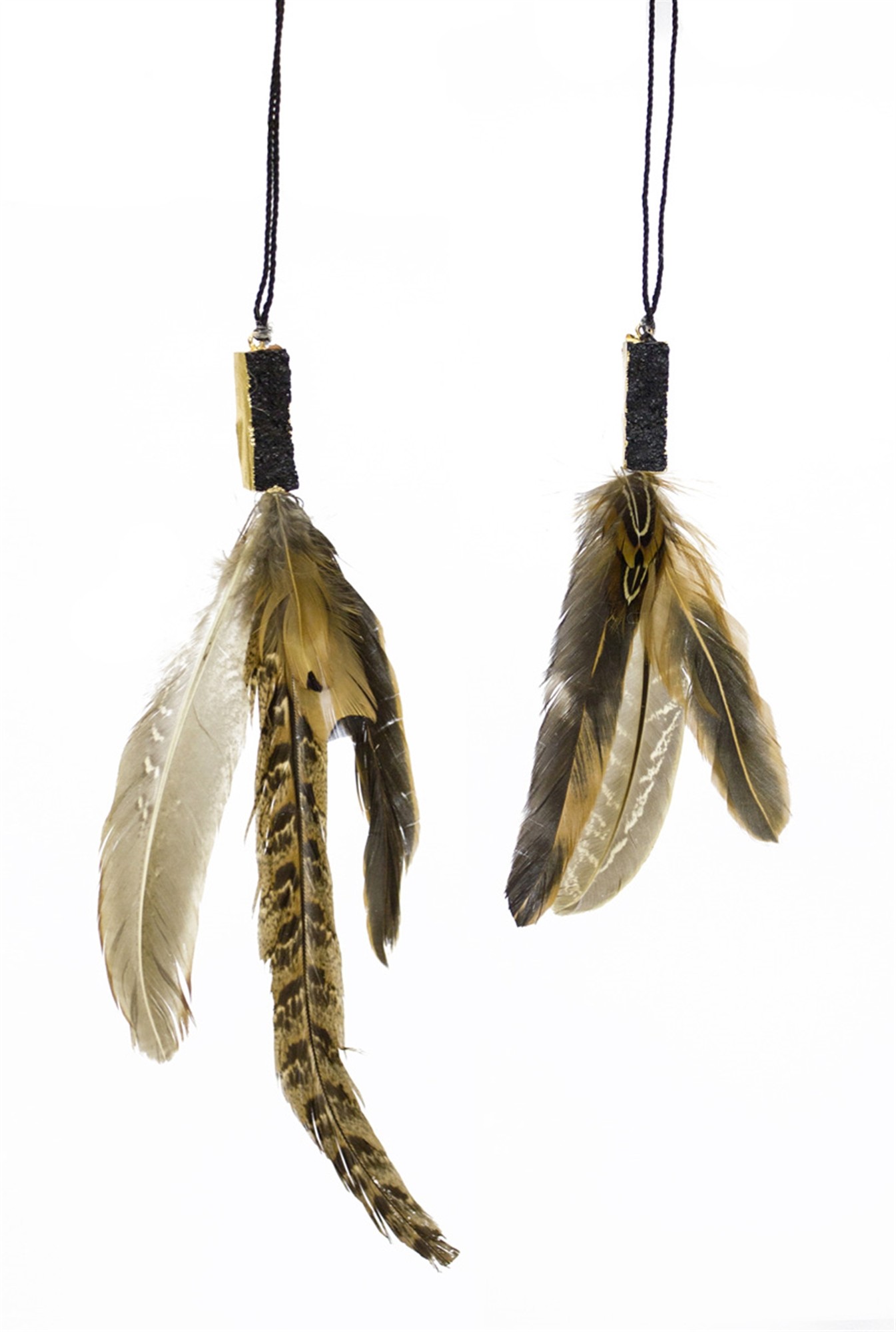Feather Ornament (Set of 48) 7.25", 10"H Feather/Resin