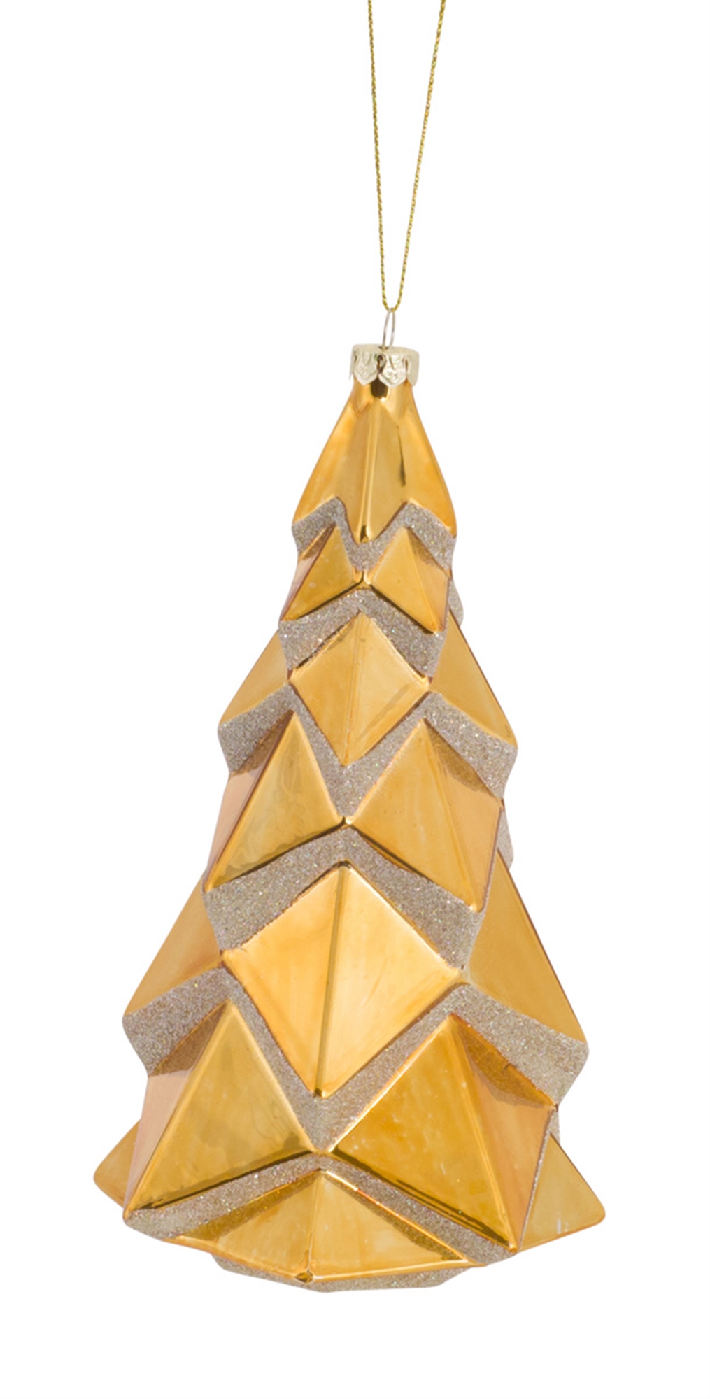 Tree Ornament (Set of 6) 7.25"H Glass