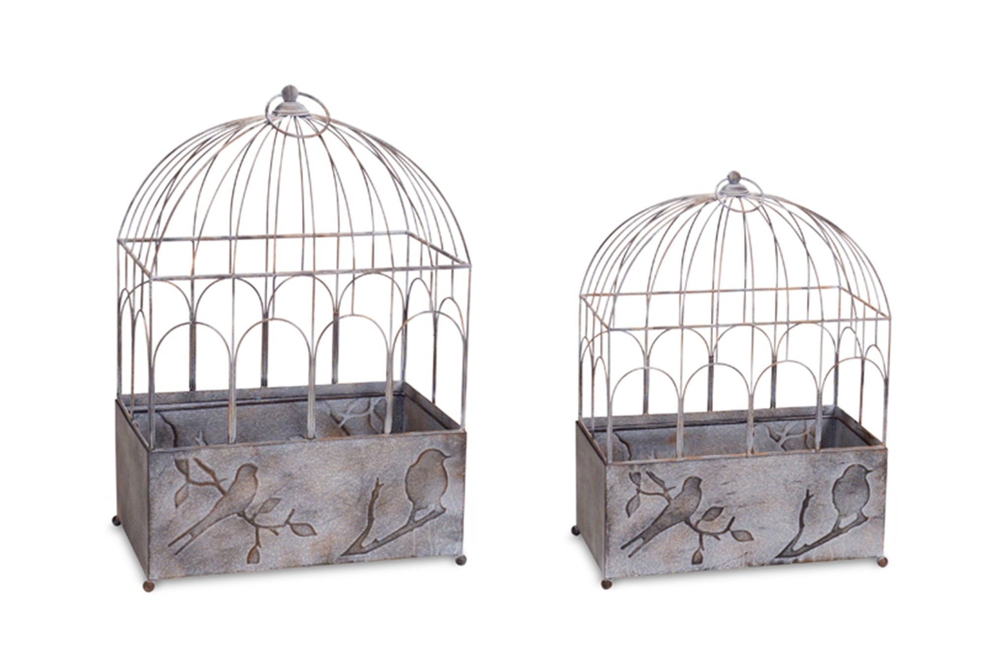 Bird Cage (Set of 2) 22.5"H, 27"H Metal