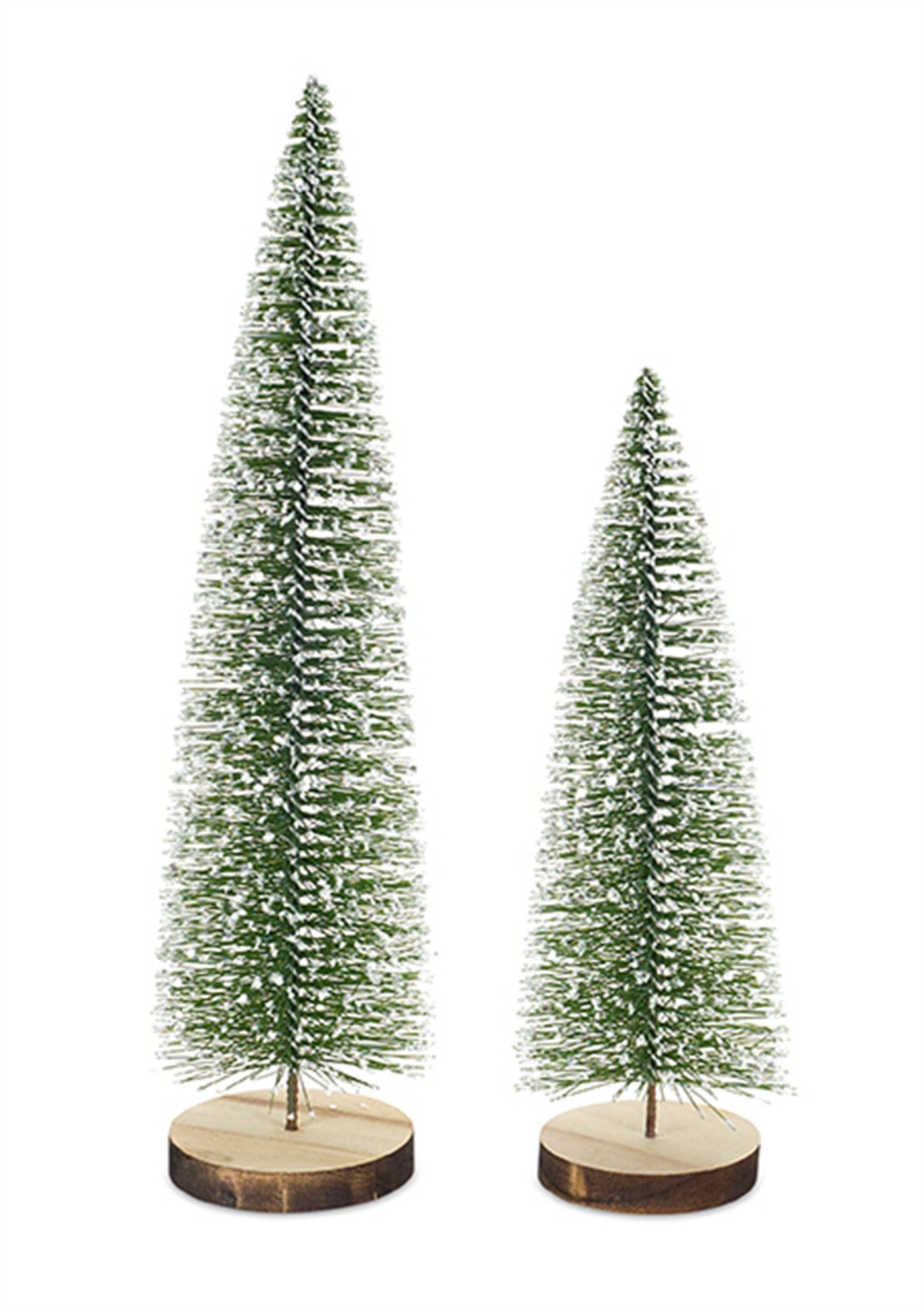 Tree with Ice (Set of 4) 12.75"H, 16.5"H Plastic