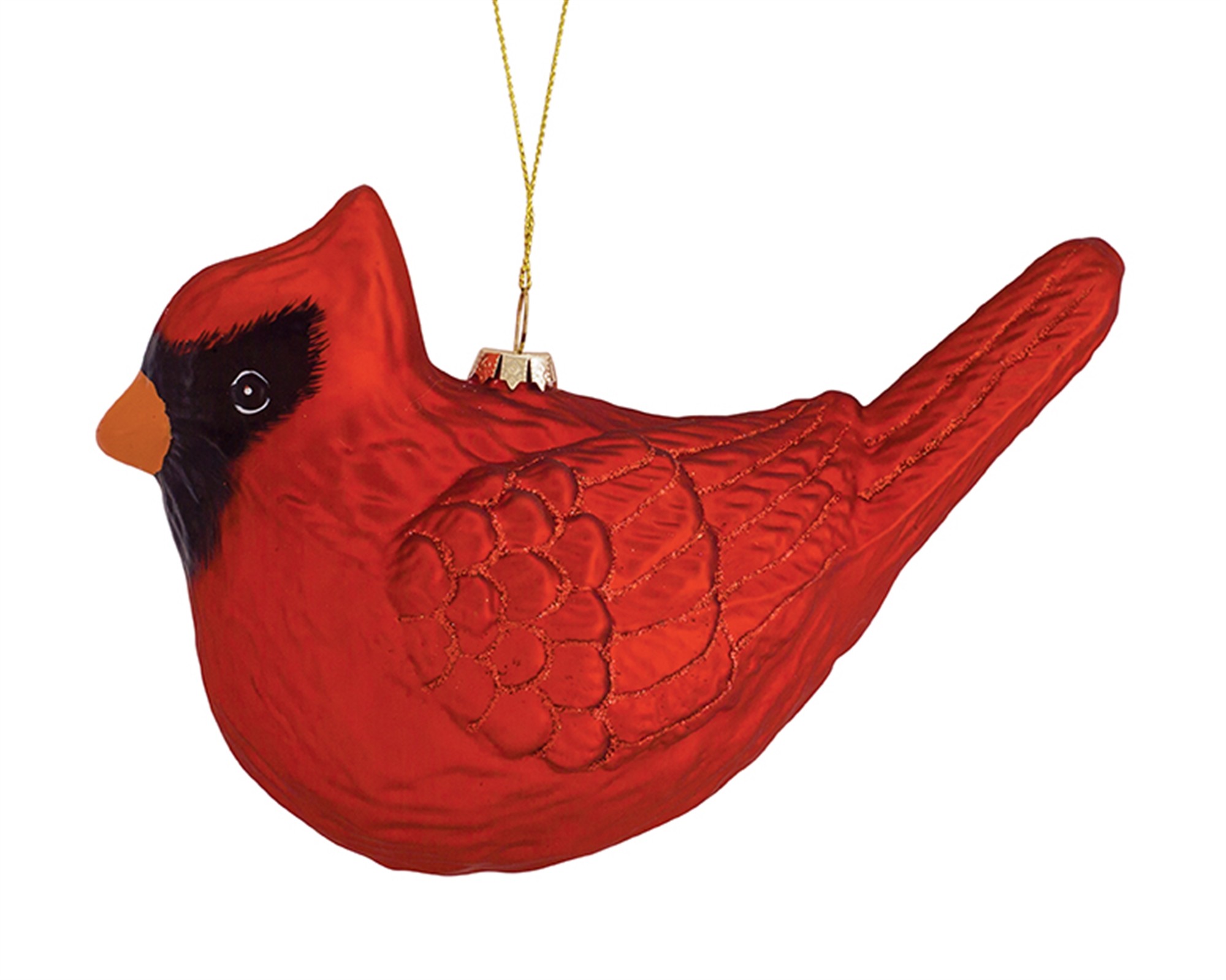 Cardinal Ornament (Set of 6) 6"H Glass