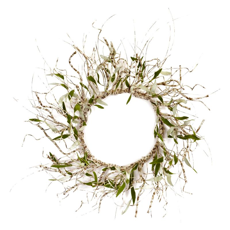 Twig/Leaf Wreath 27"D EVA
