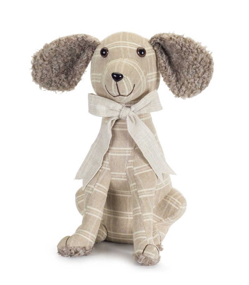 Puppy Door Stop (Set of 2) 12.5"H Fabric