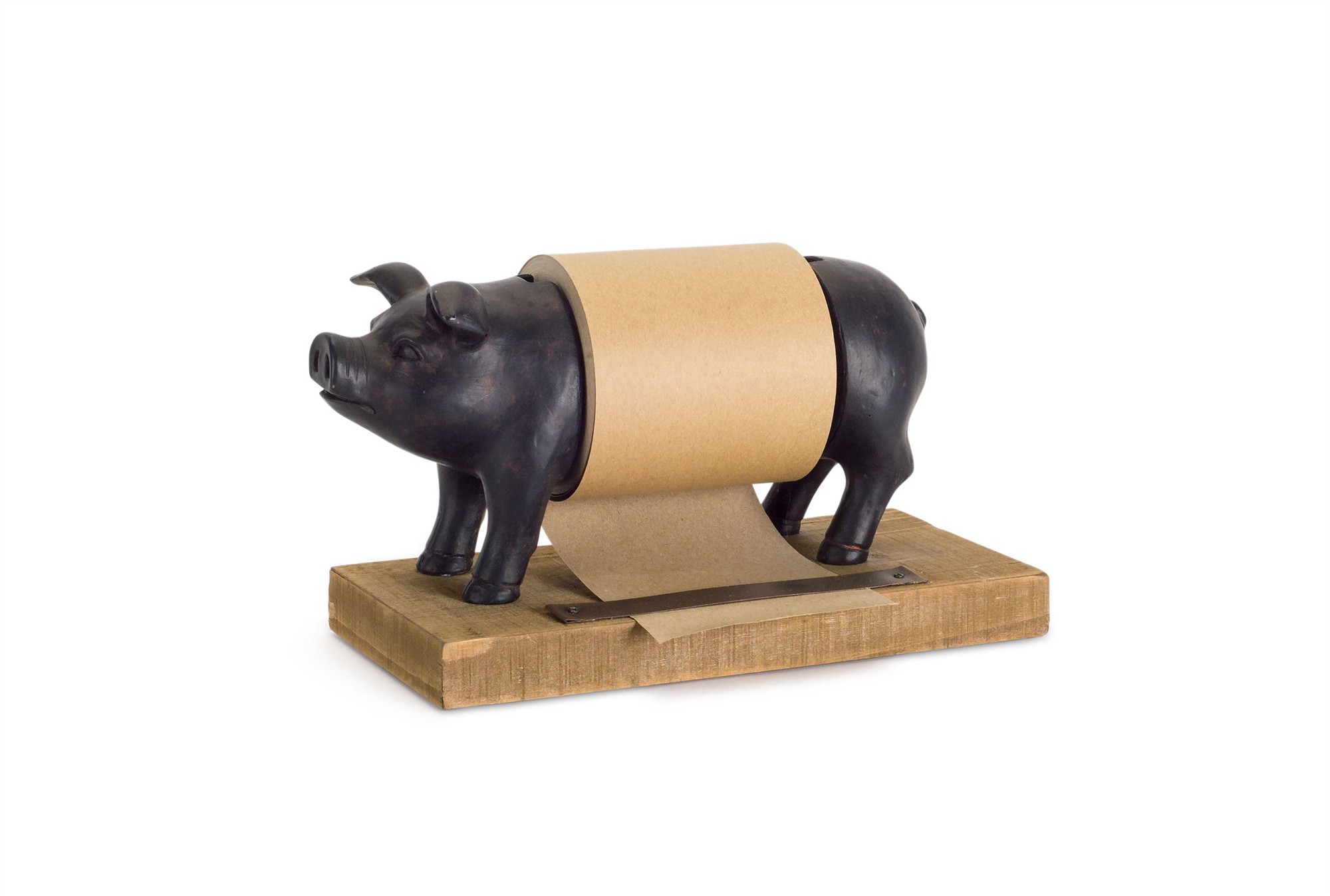 Pig Paper Roll 10" x 6.25"H Resin