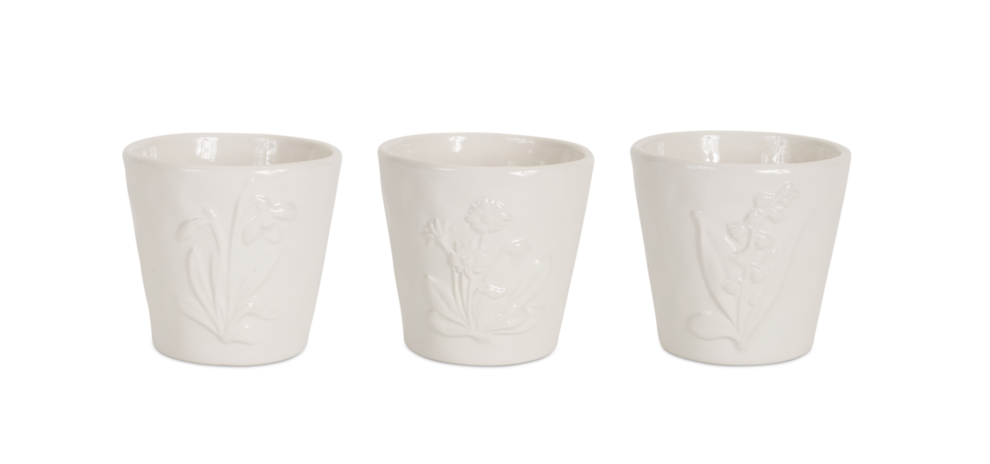 Floral Pot (Set of 12) 3.5"H Clay