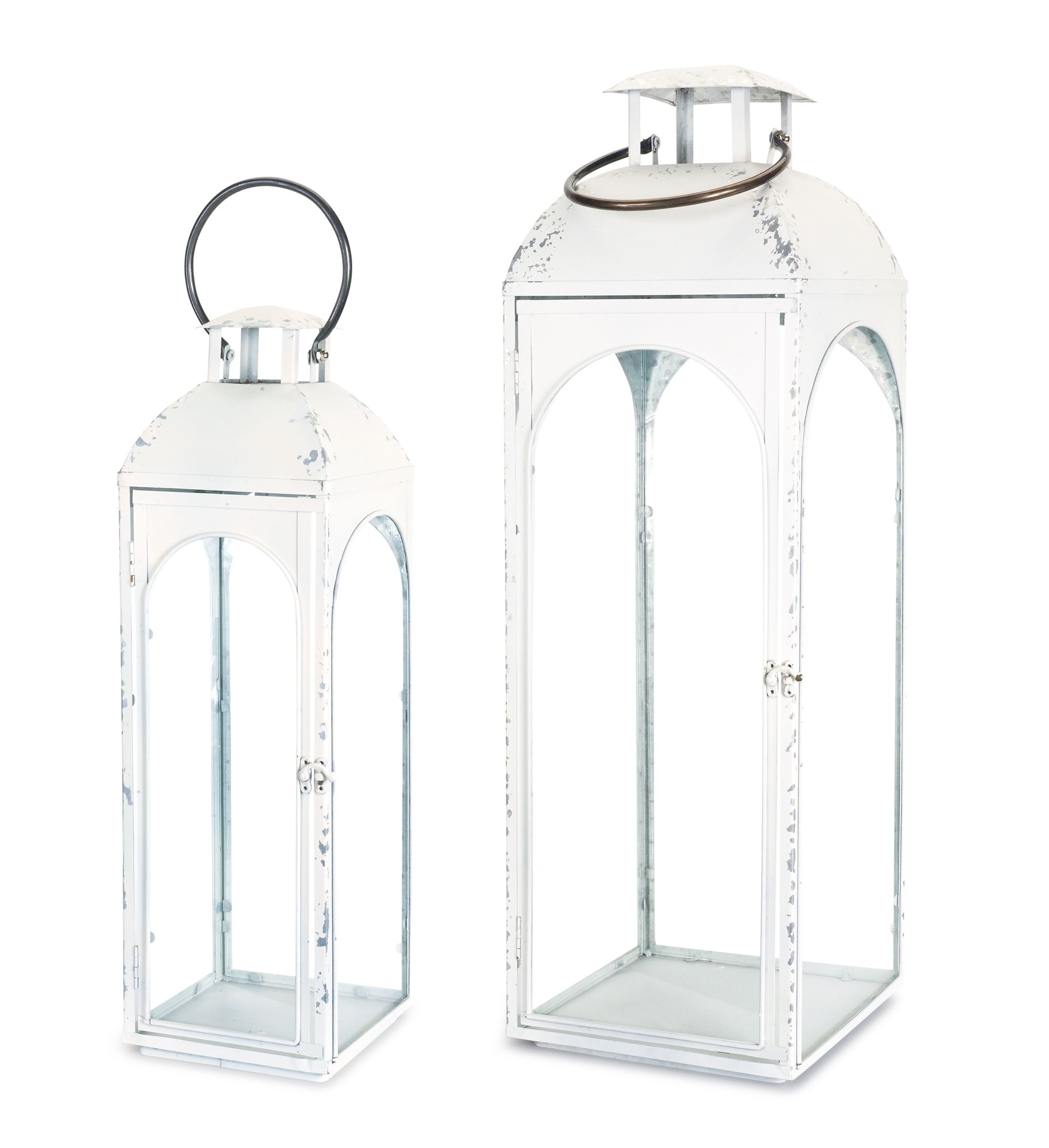 Lantern (Set of 2) 23.5"H, 30.75"H Metal