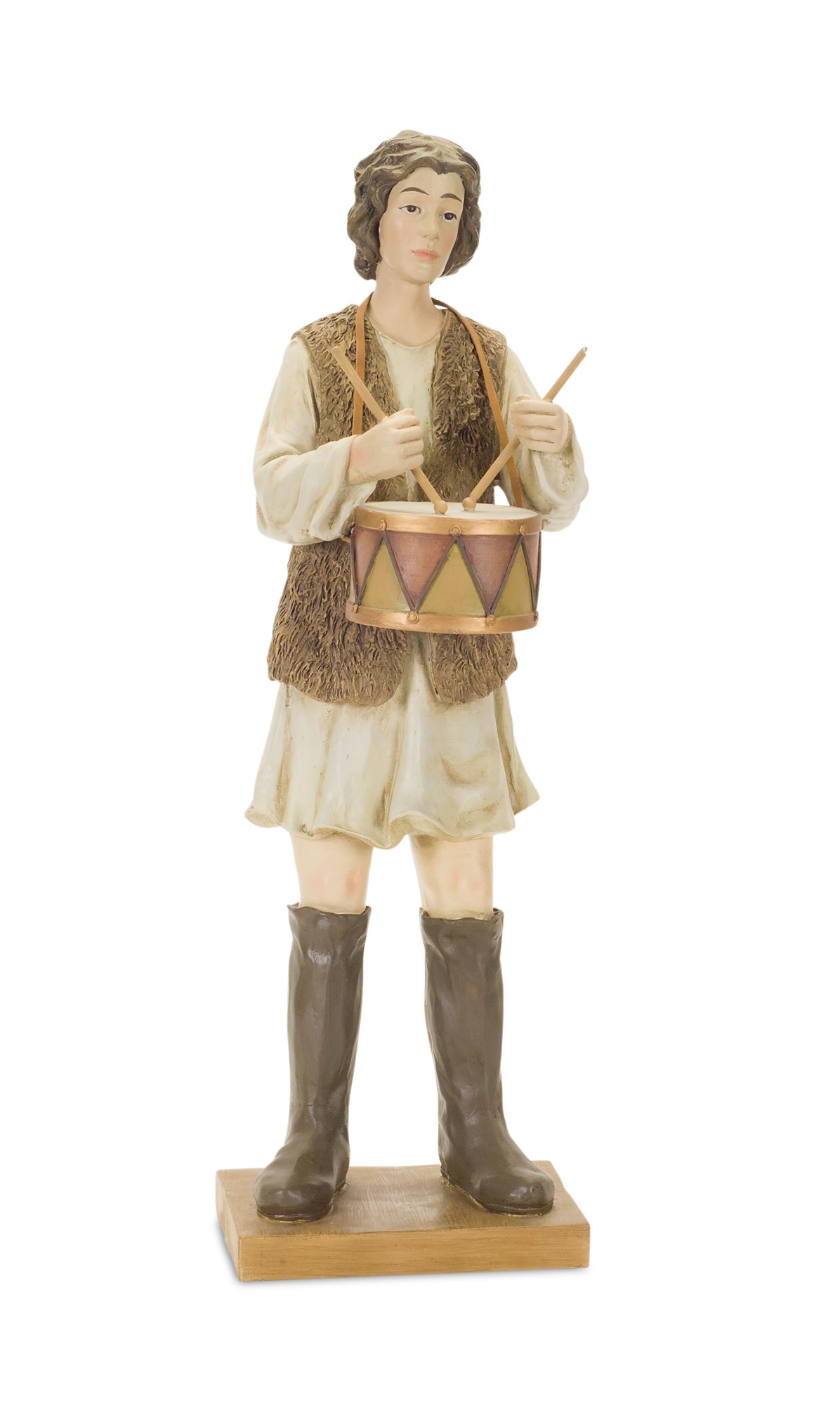 Drummer Boy 19.75"H Resin