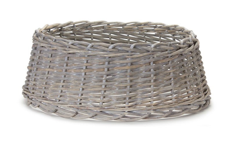 Tree Stand Basket (Set of 2) 24"D x 9"H Rattan