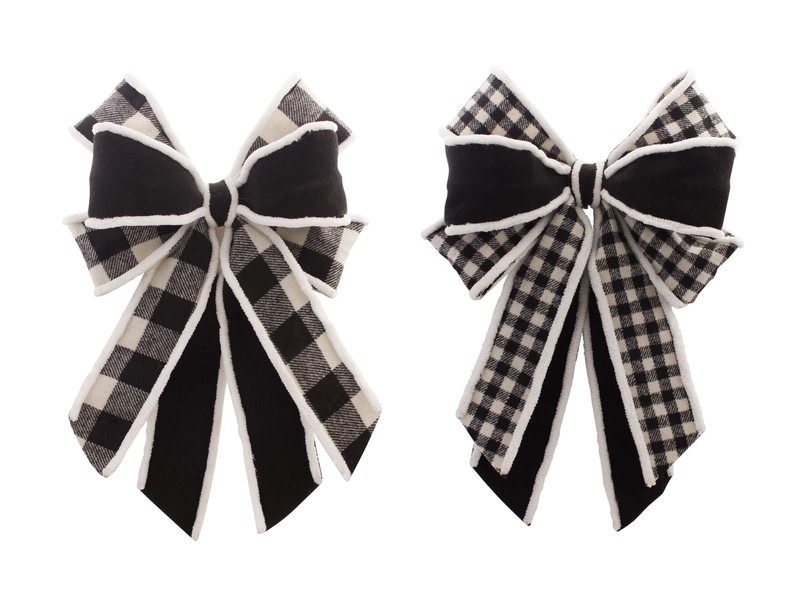 Bow (Set of 6) 16.25"H Polyester