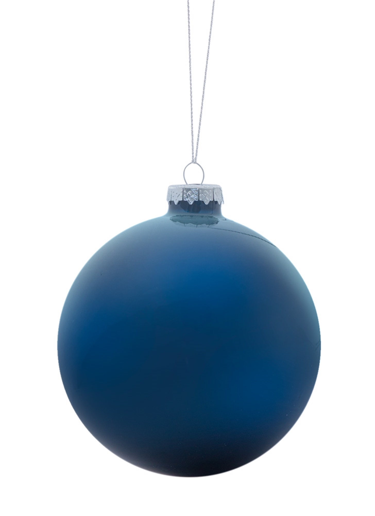 Ball Ornament (Set of 2) 6.5"H Glass