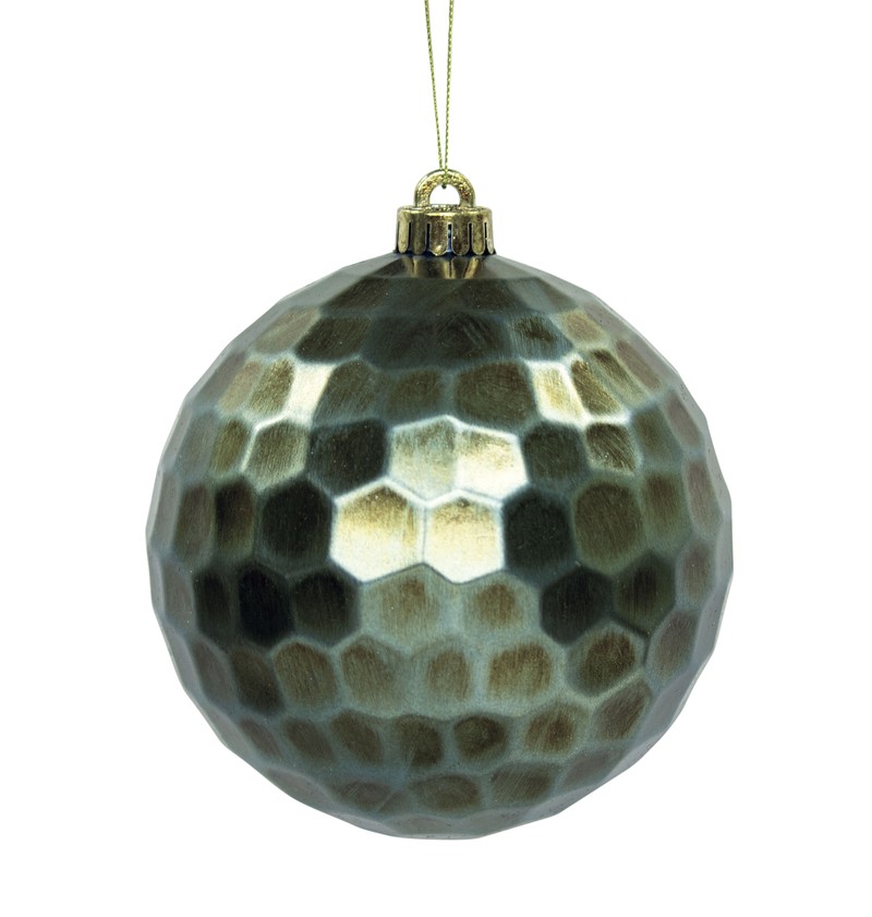 Ball Ornament (Set of 6) 6.5"H Plastic