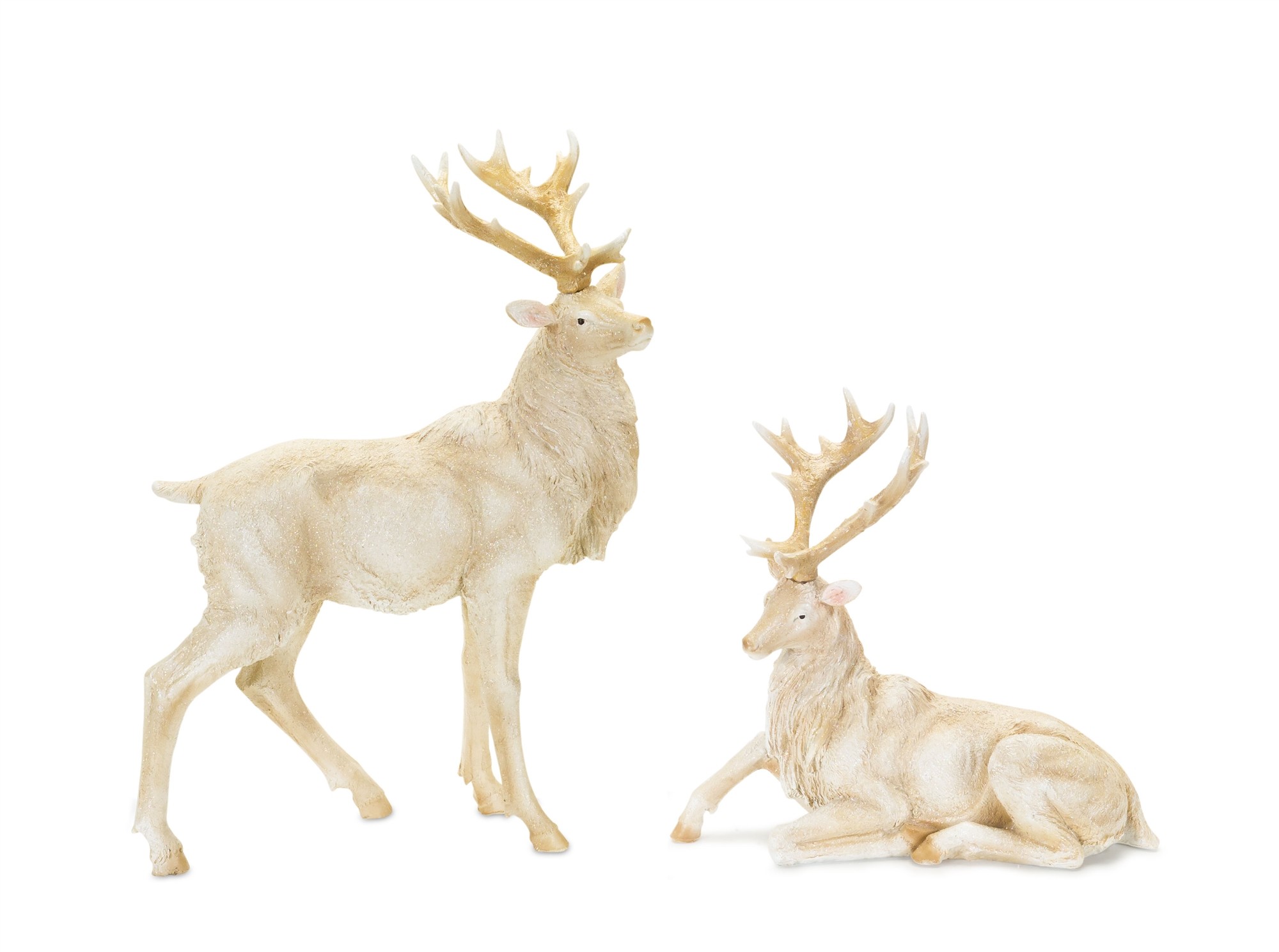 Deer (Set of 2) 12.5"H, 20"H Resin