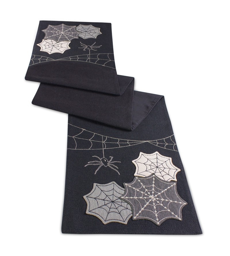 Spider and Web Runner 13"W x 72"L Polyester