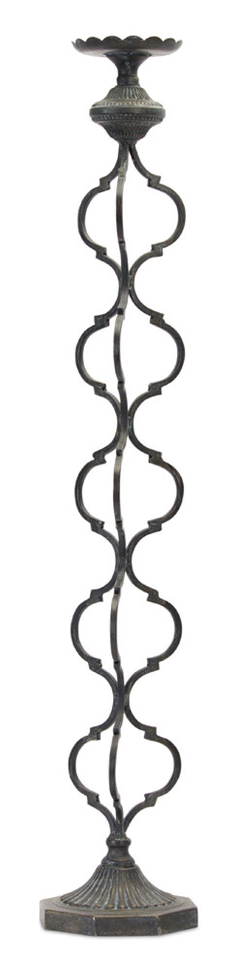 Candle Holder 34"H Iron