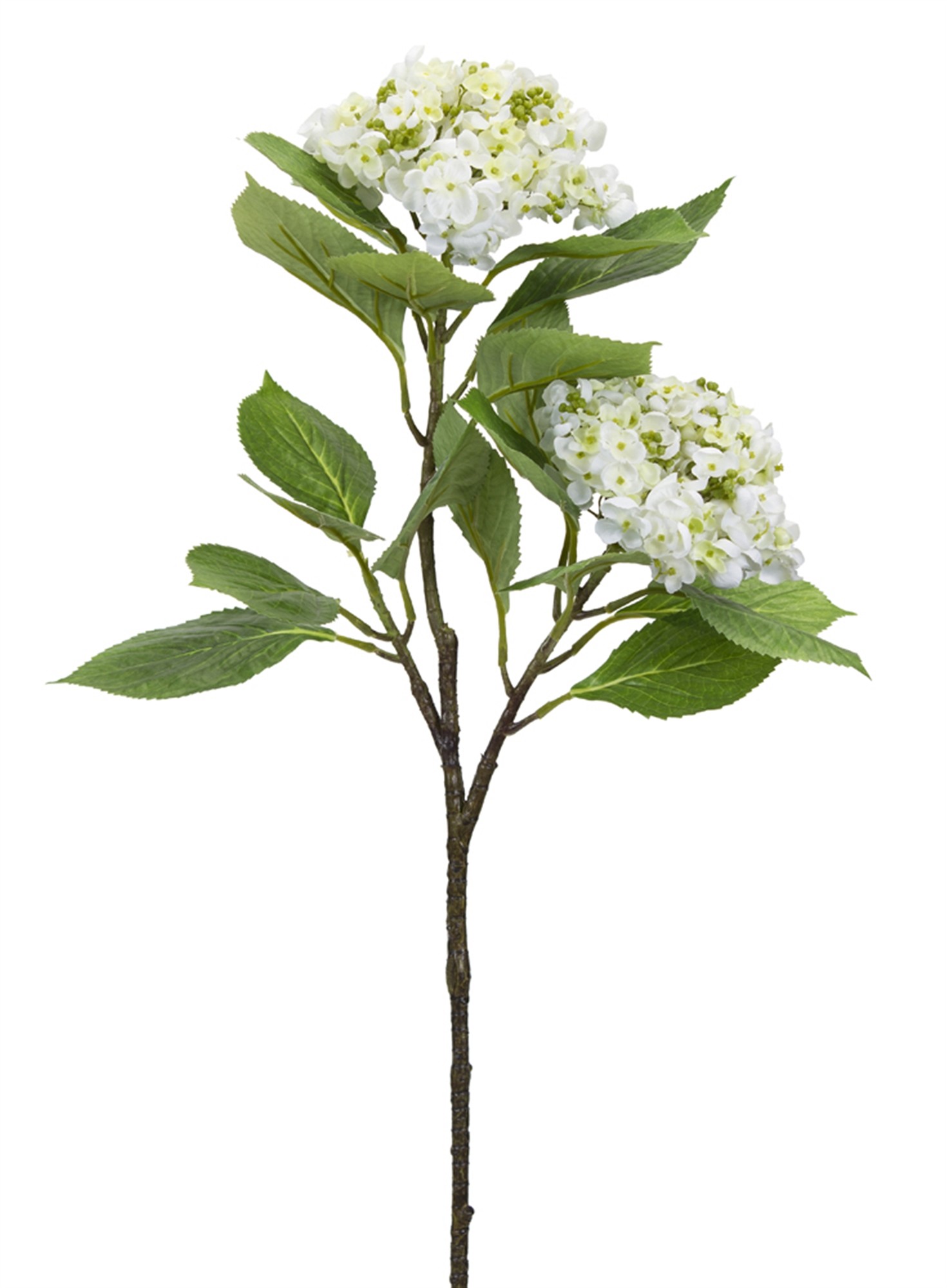 Hydrangea Branch (Set of 6) 32"H Polyester