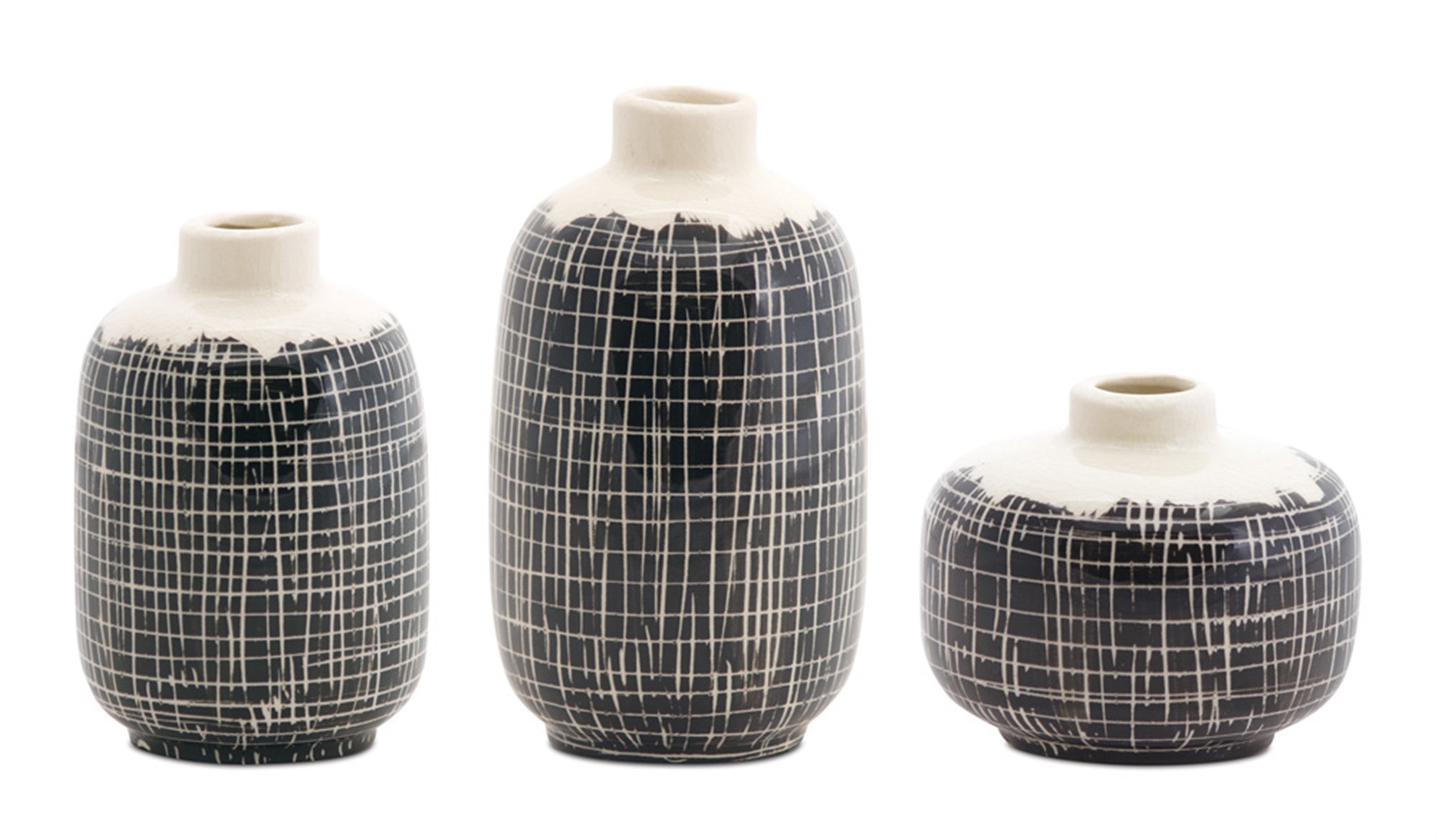 Mini Vase (Set of 6) 3.5"H, 5.25"H, 6.25"H Terra Cotta