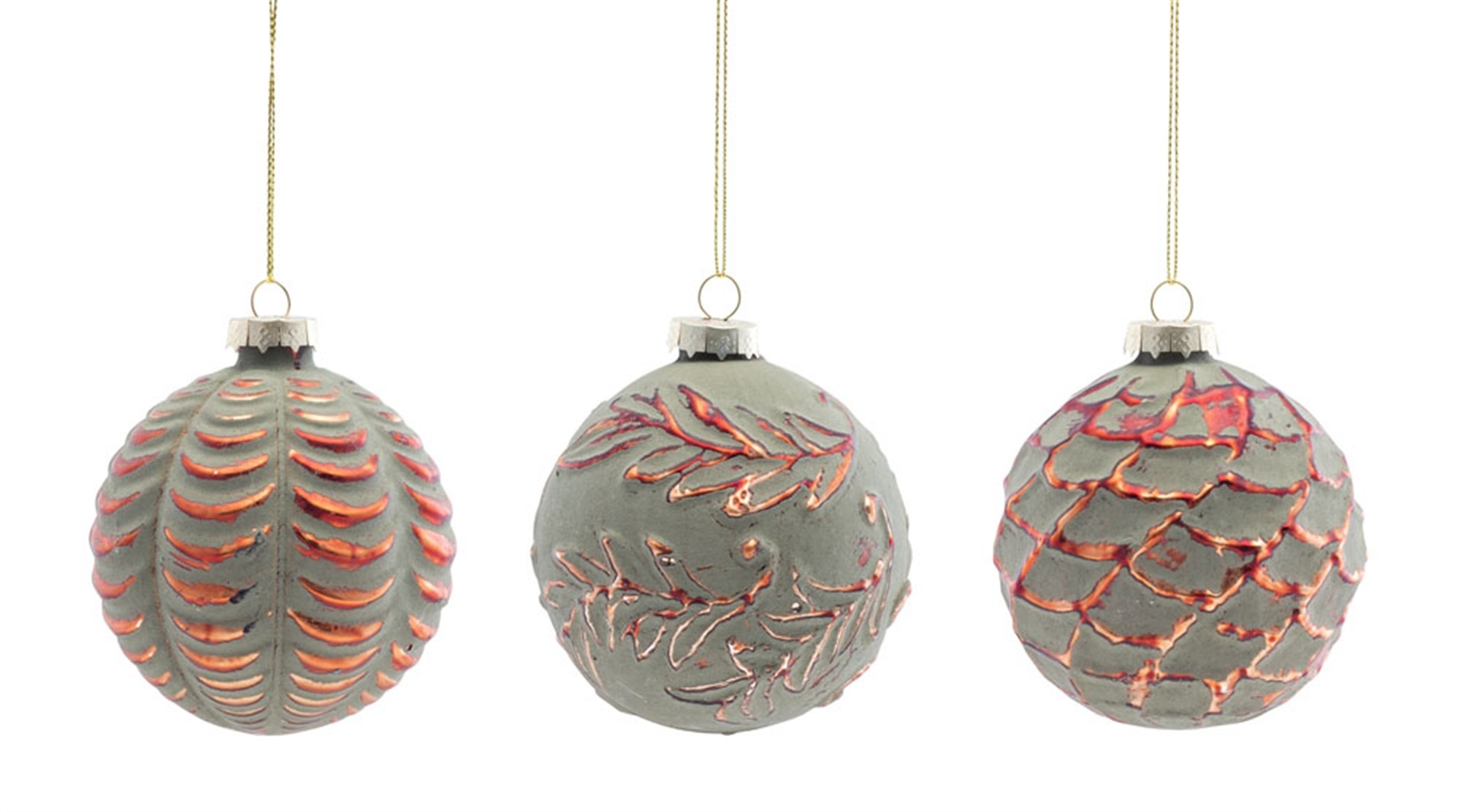 Ball Ornament (Set of 12) 3"D Glass