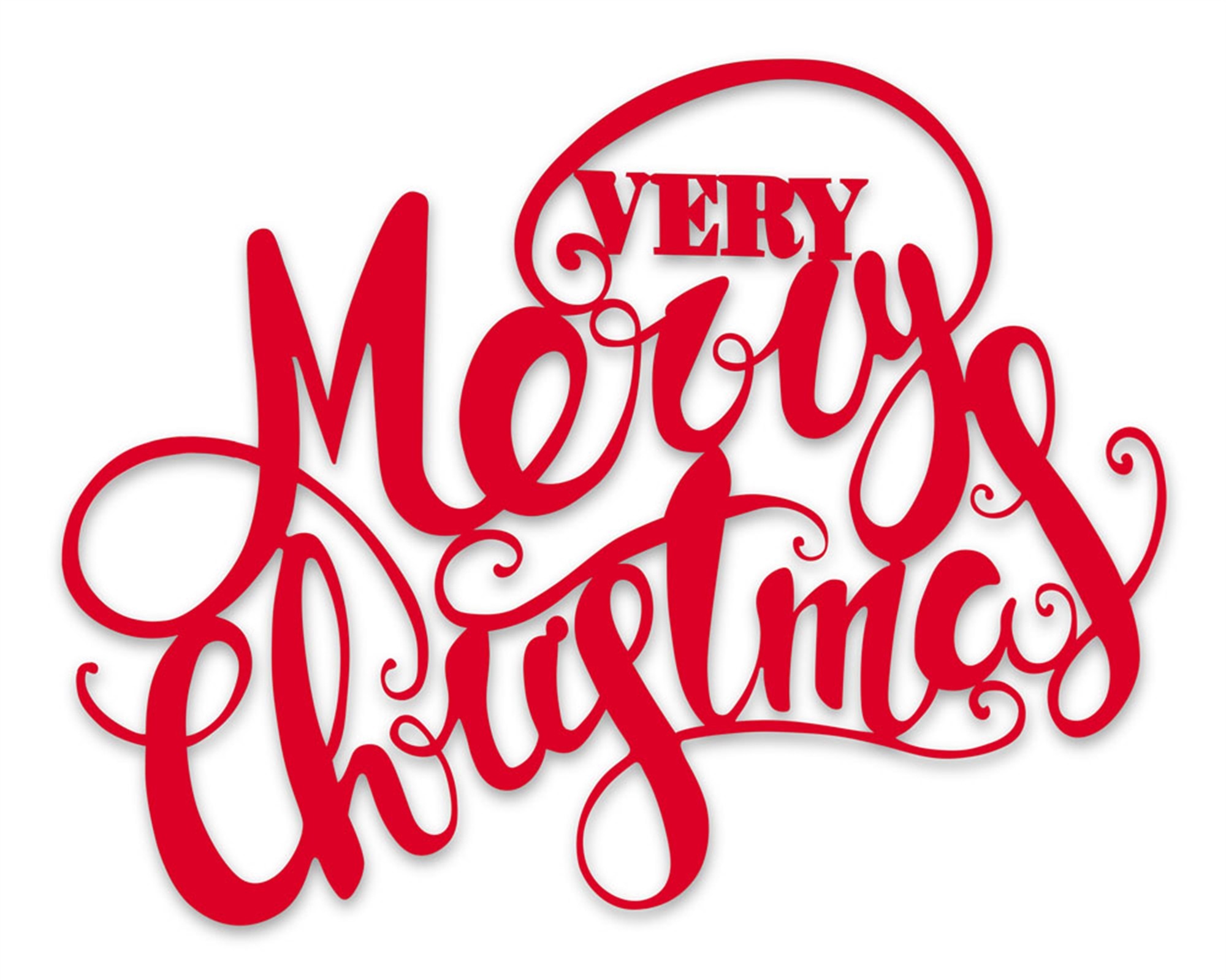 Very Merry Christmas Sign 59"L x 45"H Iron