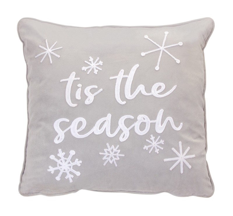 Tis The Season Pillow 15"SQ (Set of 2) Polyester