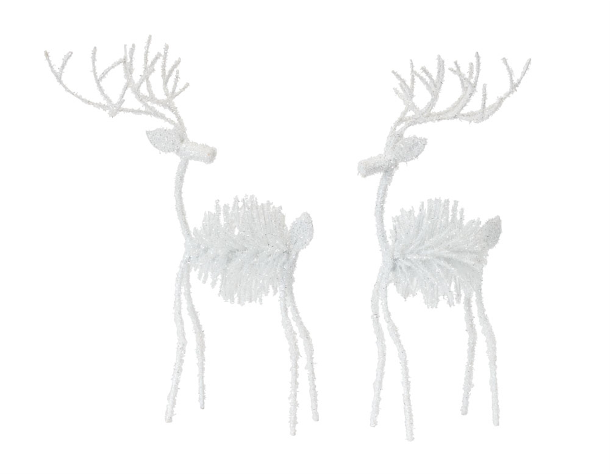 Deer (Set of 2) 20.5"H, 21"H Plastic