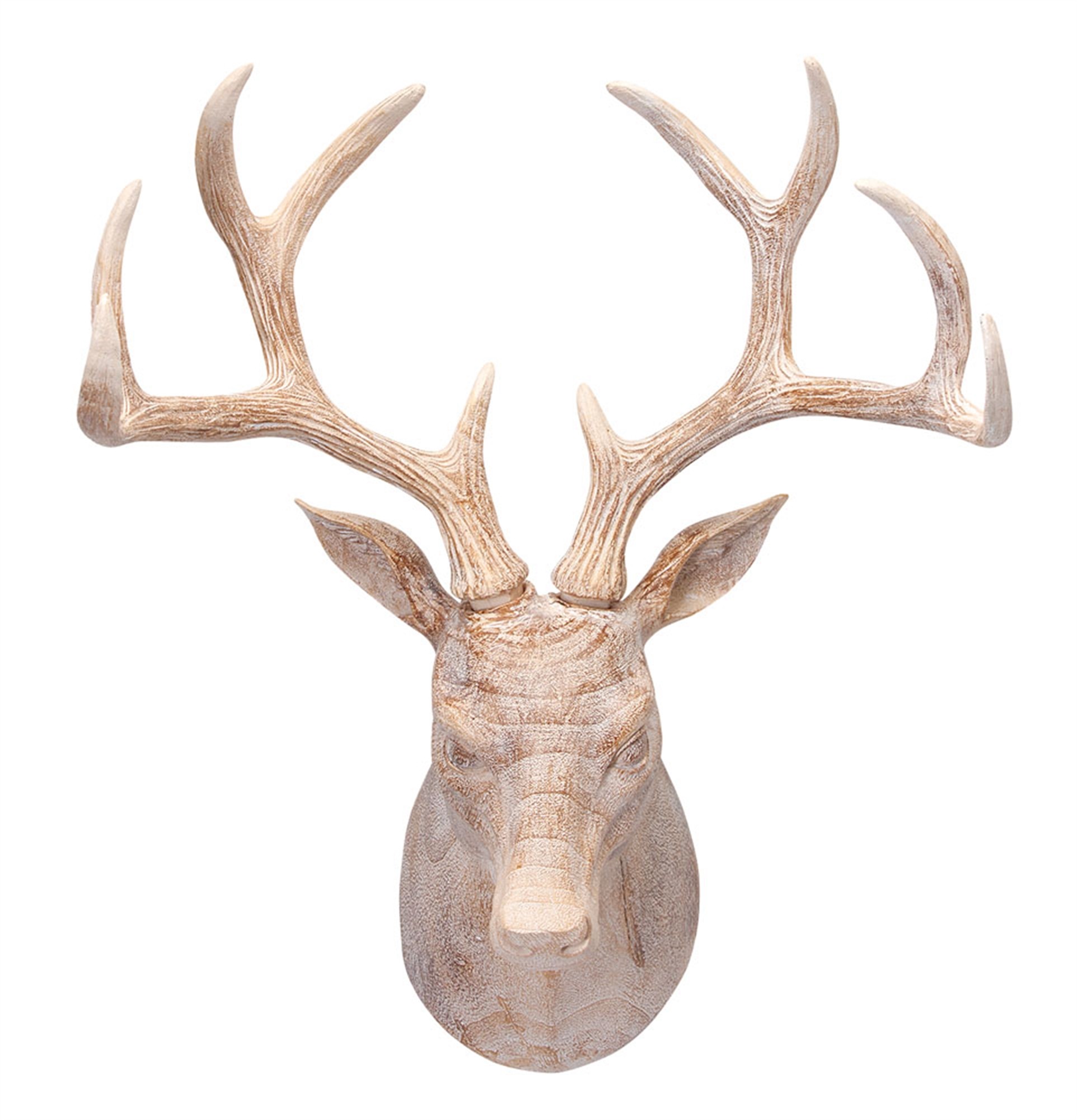 Deer Bust 18.5"H Resin