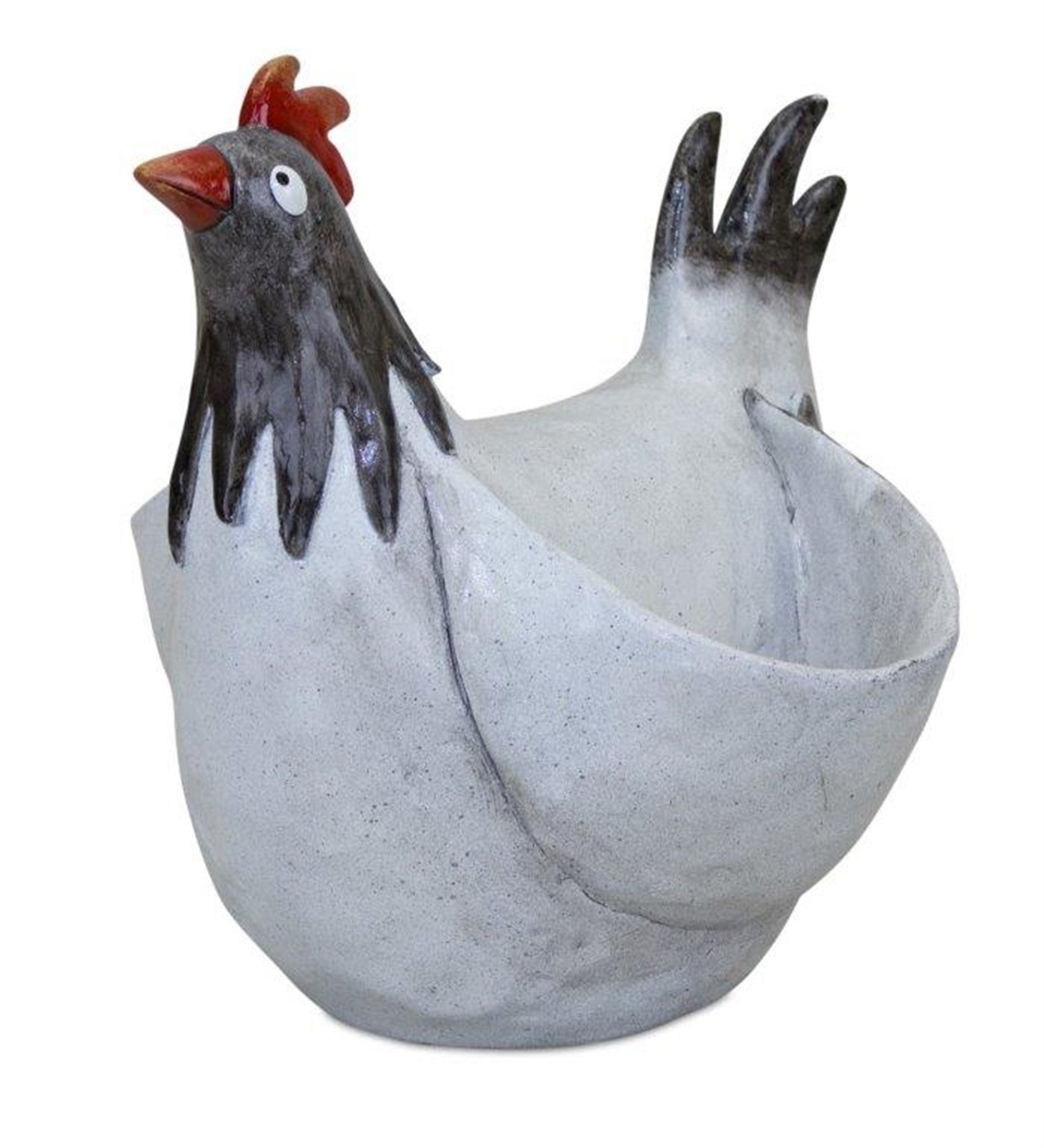 Chicken Planter 10.75"L x 10.5"H Resin