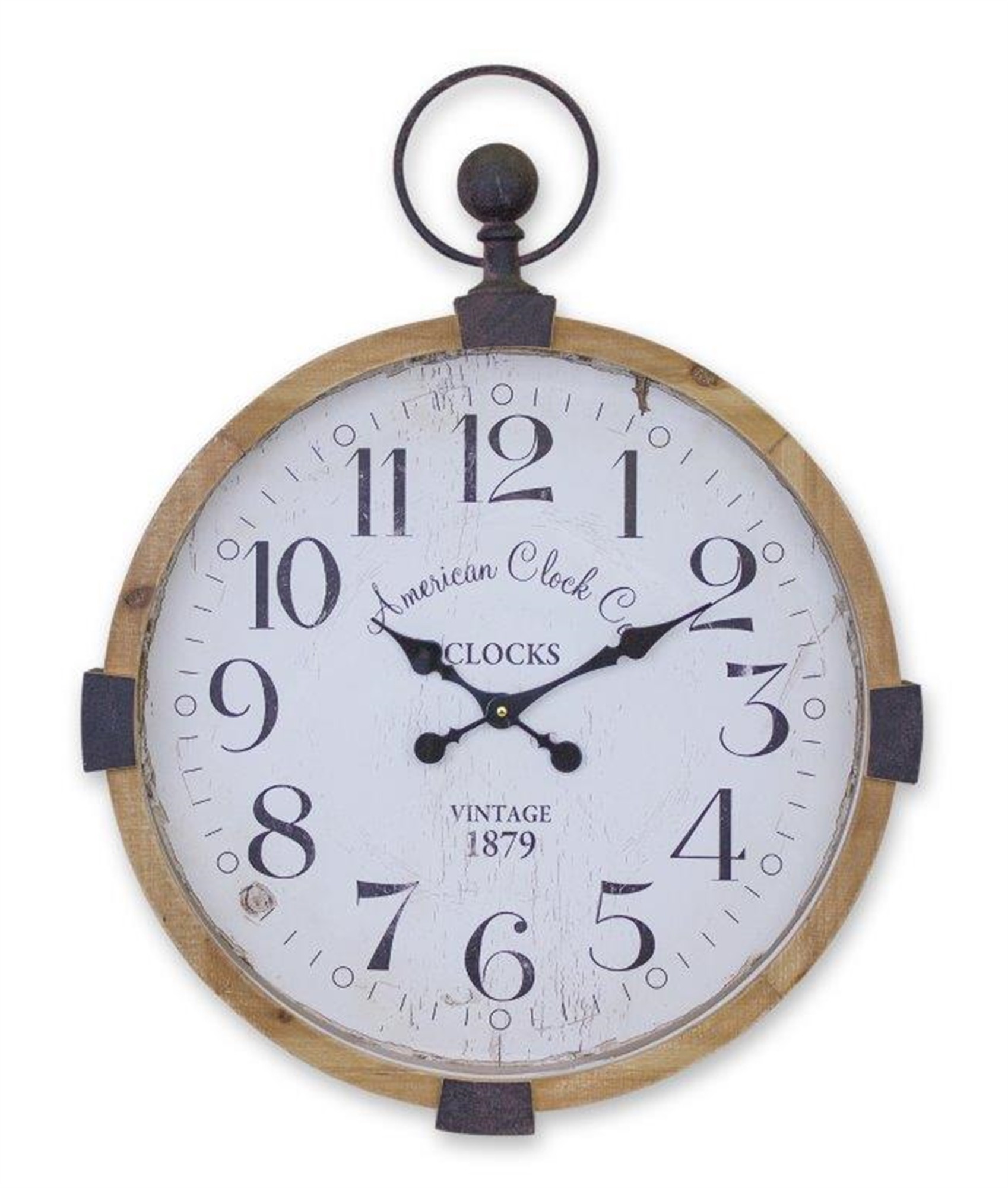 Wall Clock 30.5"D x 34"H MDF/Wood