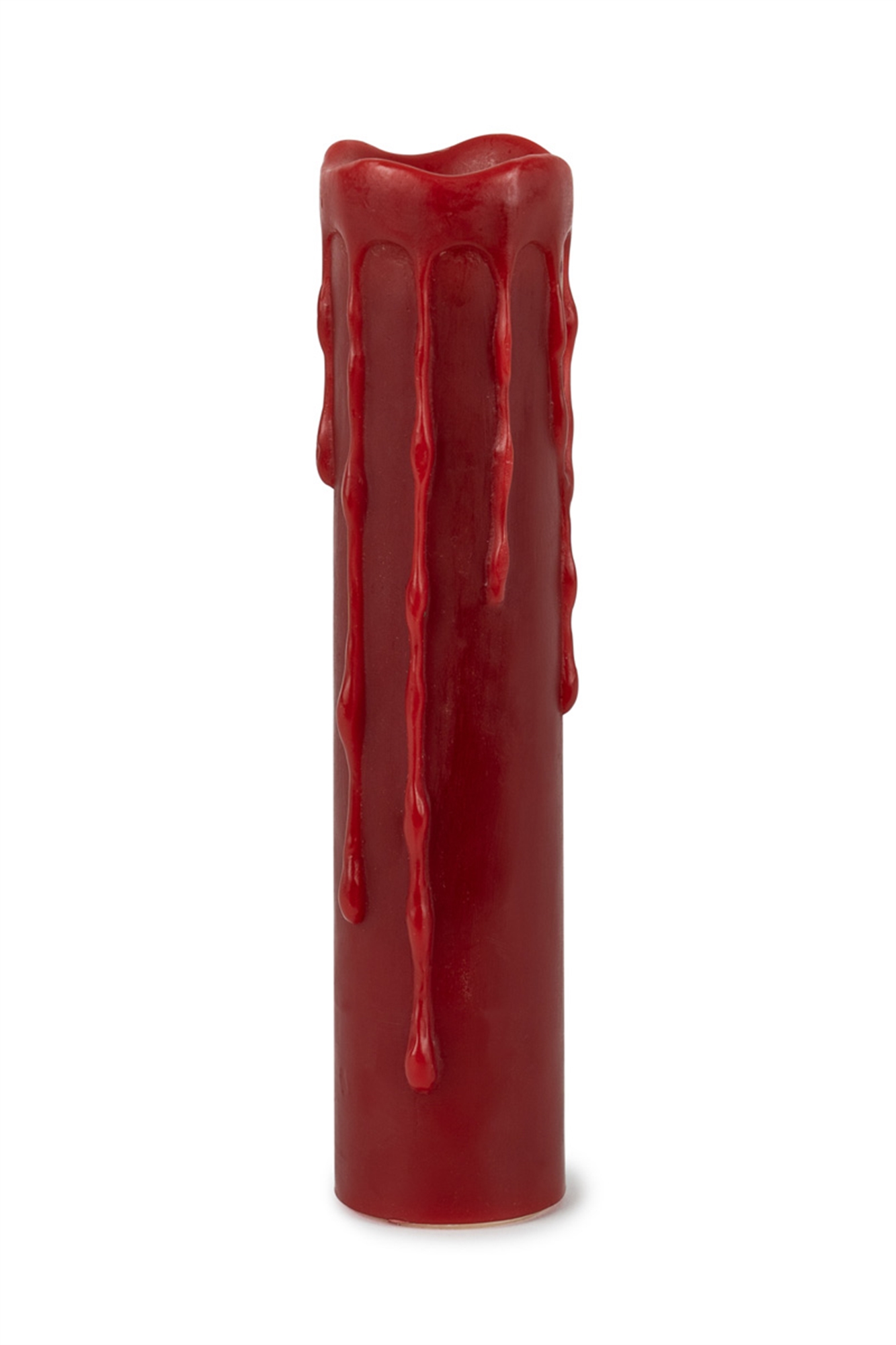 LED Wax Dripping Pillar Candle with remote and 4 and 8 Hour Timer (Set of 2) 1.75"Dx8"H Wax/Plastic