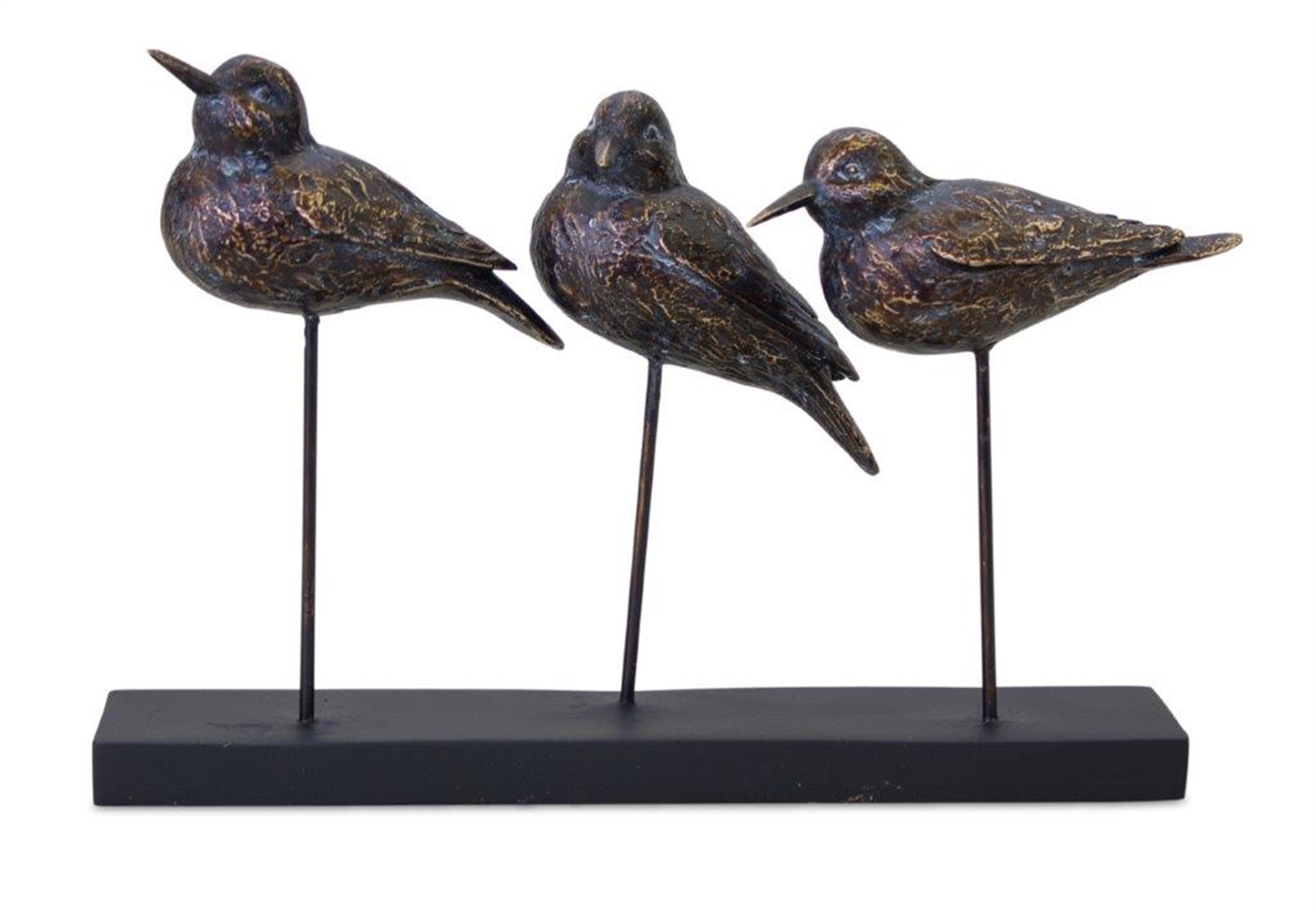Birds on Stand 9.75"L x 6.75"H Resin