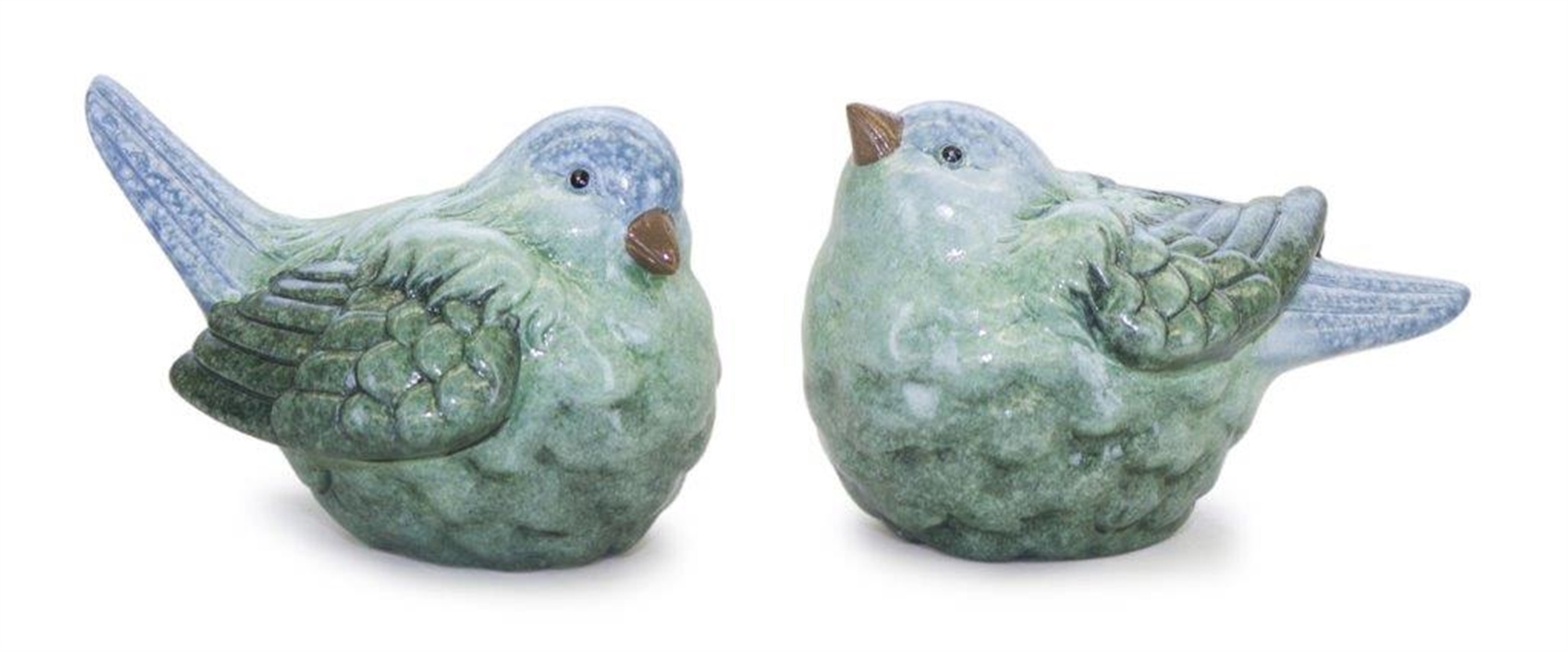 Bird (Set of 2) 4"H, 4.75"H Terra Cotta