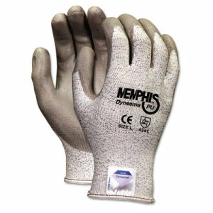 Memphis Dyneema Dipped Safety Gloves - X-Large Size - Gray - Breathable, Comfortable, Abrasion Resistant, Tear Resistant, Cut Re