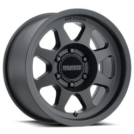 MR701, 18X9, +18MM OFFSET, 6X5.5, 106.25MM CENTERBORE, MATTE BLACK