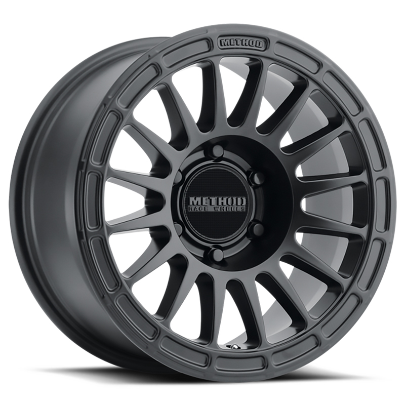 MR314, 17X8.5, 0MM OFFSET, 5X5, 71.5MM CENTERBORE, MATTE BLACK