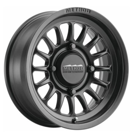 MR411,15X10,6+4/+25MM OFFSET,4X156,132MM CENTERBORE,MATTE BLACK