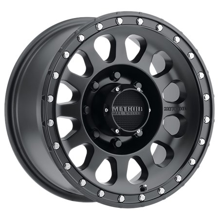 MR315, 17X9, -12MM OFFSET, 8X170, 130.81MM CENTERBORE, MATTE BLACK