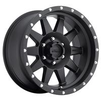 17X9 STANDARD 6X5.5 BP 4.5IN B/S -12 O/S - MATTE BLACK